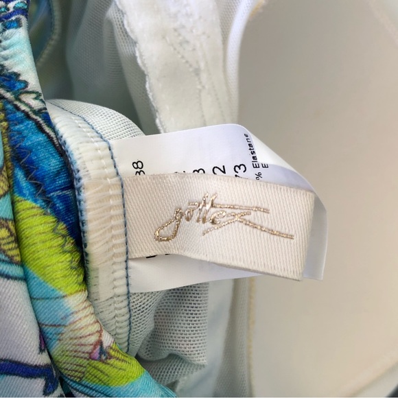 NEW Gottex Blue Print tummy Control Panel Swimsuit 8 - Picture 5 of 8